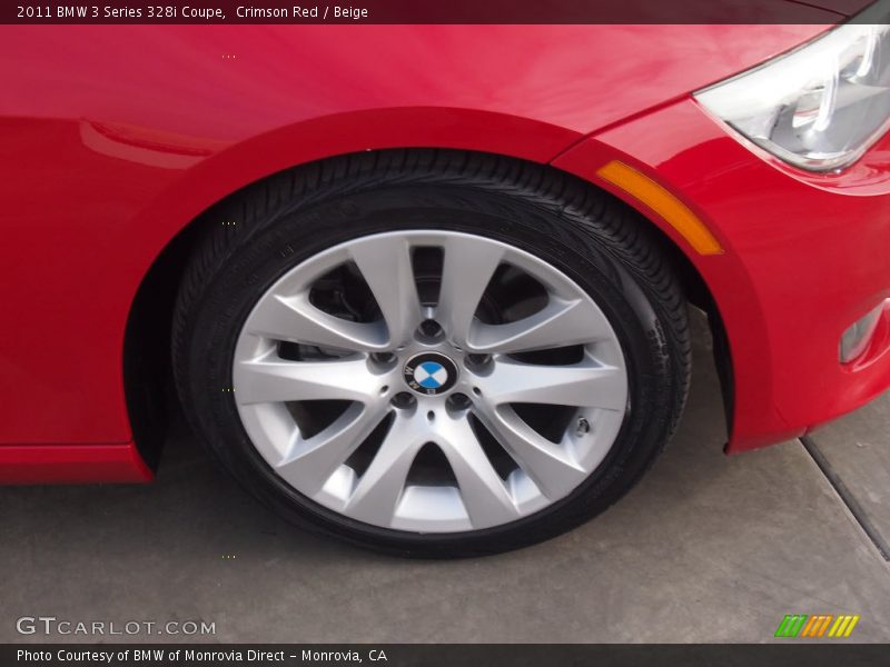 Crimson Red / Beige 2011 BMW 3 Series 328i Coupe
