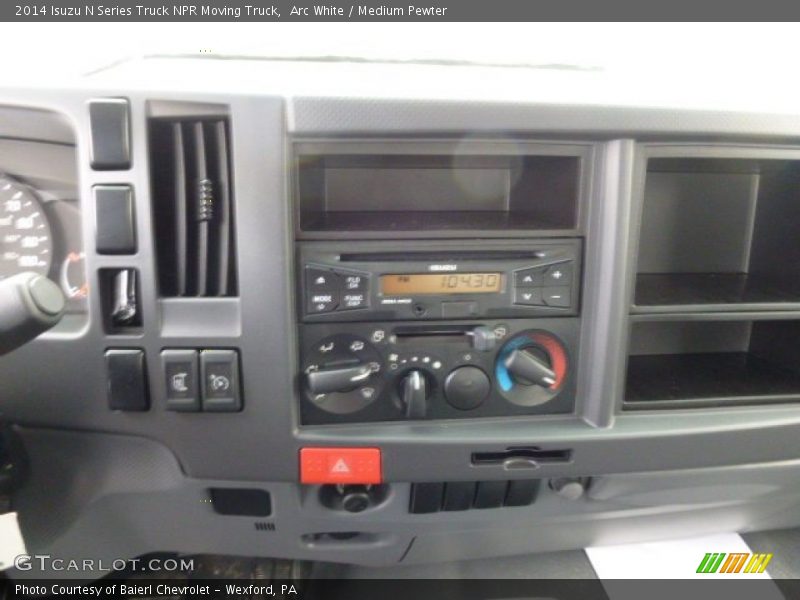 Arc White / Medium Pewter 2014 Isuzu N Series Truck NPR Moving Truck