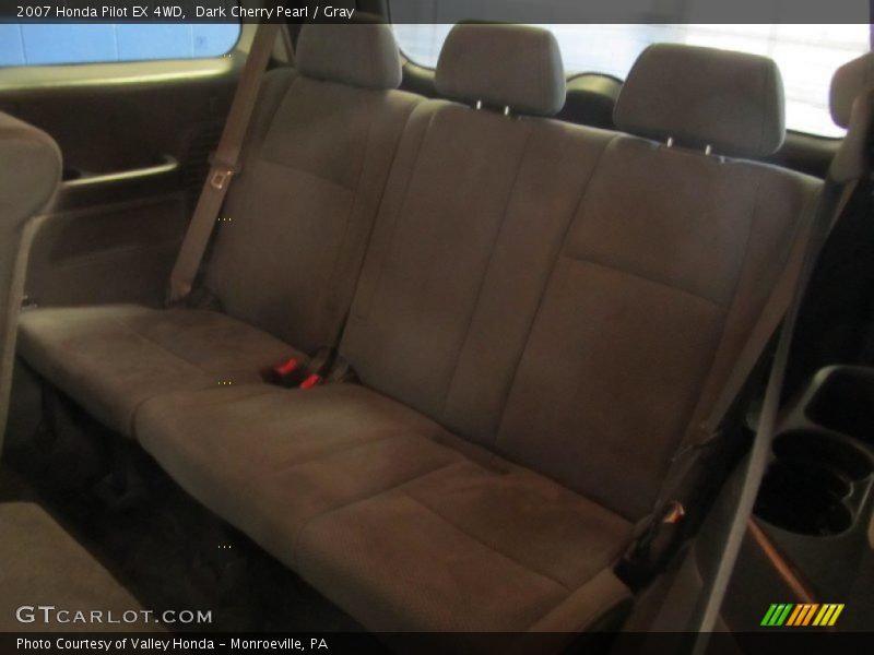 Dark Cherry Pearl / Gray 2007 Honda Pilot EX 4WD