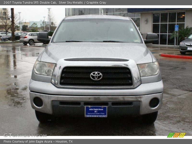 Silver Sky Metallic / Graphite Gray 2007 Toyota Tundra SR5 Double Cab