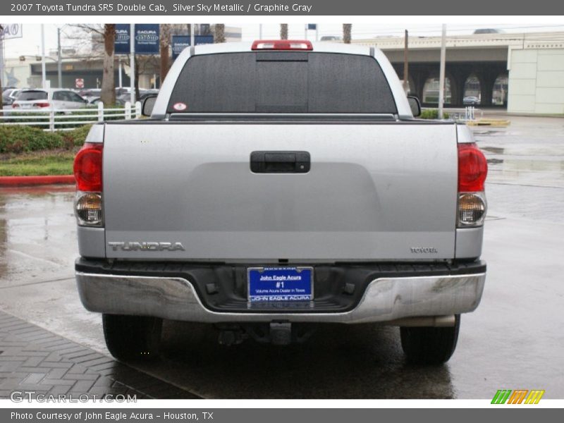 Silver Sky Metallic / Graphite Gray 2007 Toyota Tundra SR5 Double Cab