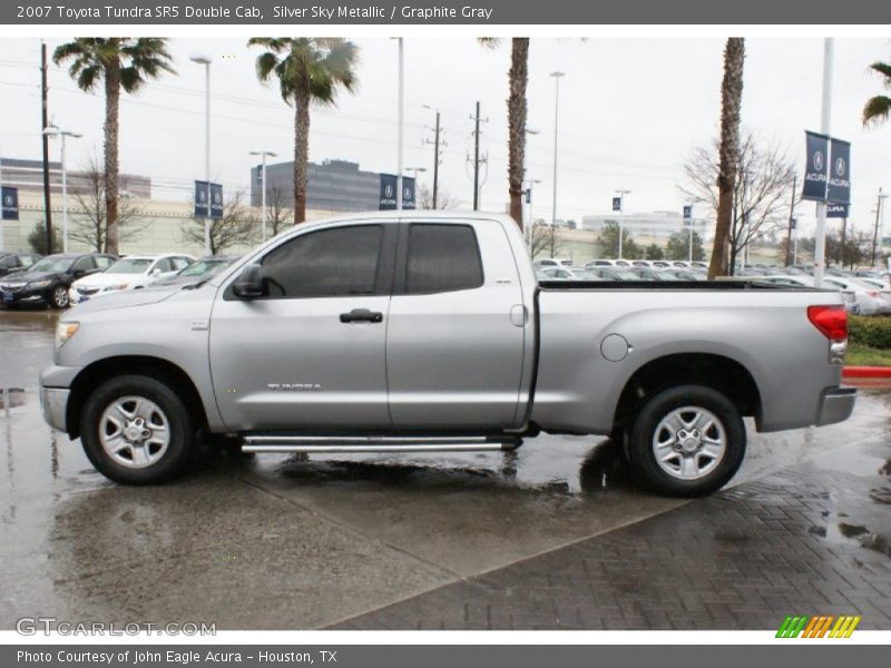 Silver Sky Metallic / Graphite Gray 2007 Toyota Tundra SR5 Double Cab