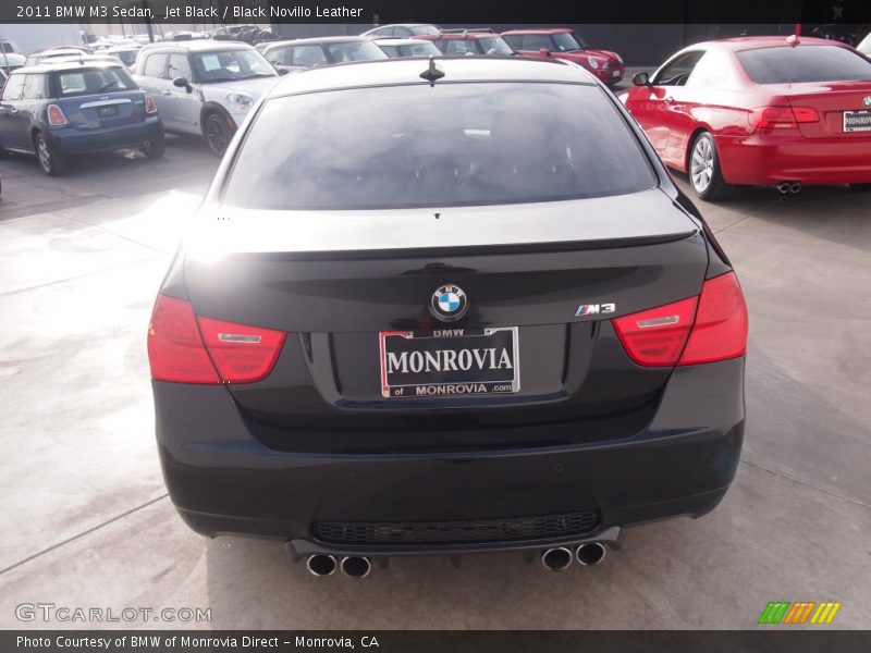 Jet Black / Black Novillo Leather 2011 BMW M3 Sedan