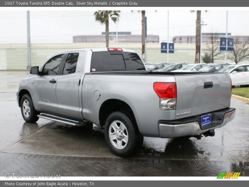 Silver Sky Metallic / Graphite Gray 2007 Toyota Tundra SR5 Double Cab