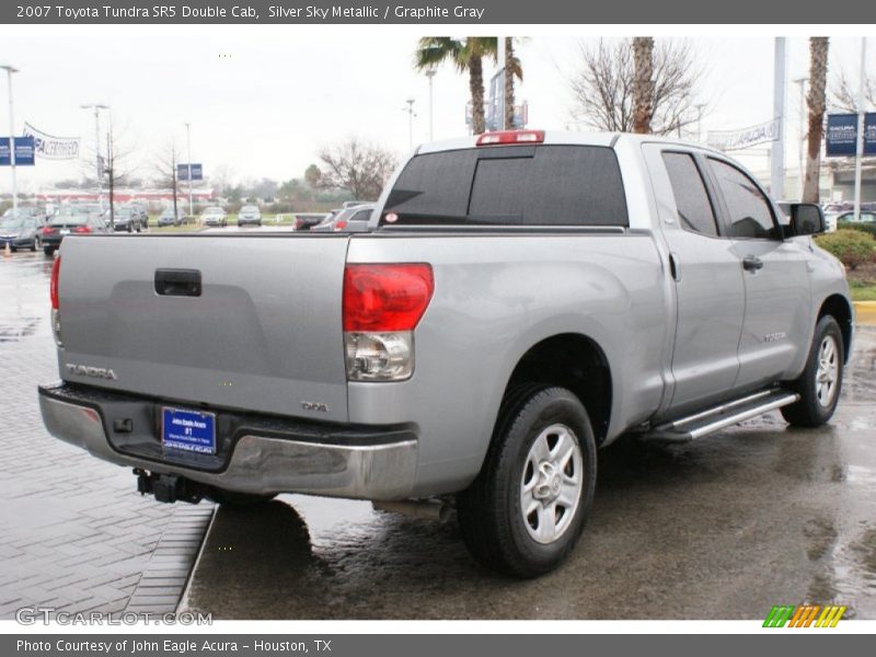 Silver Sky Metallic / Graphite Gray 2007 Toyota Tundra SR5 Double Cab