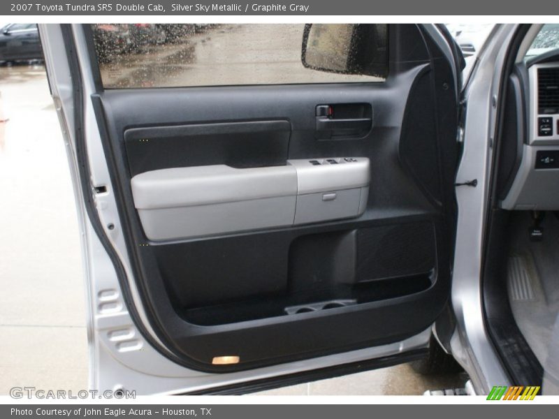 Silver Sky Metallic / Graphite Gray 2007 Toyota Tundra SR5 Double Cab