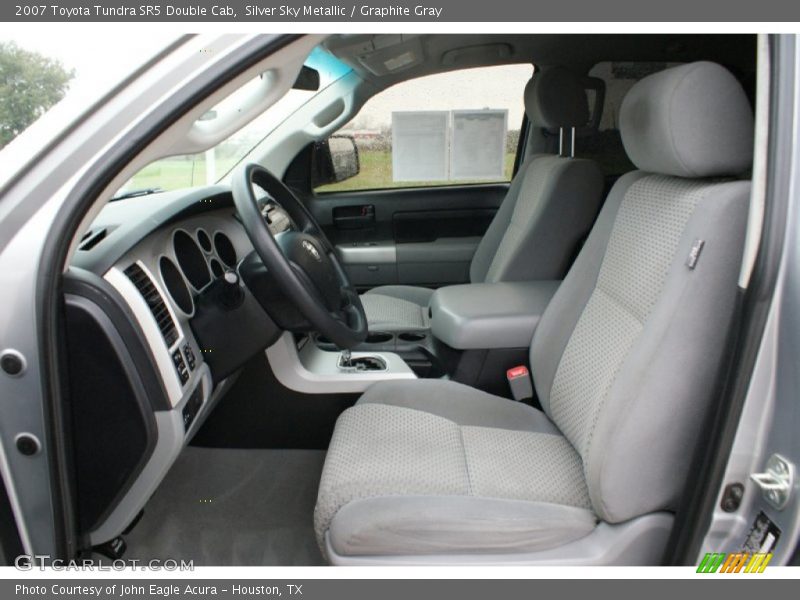 Silver Sky Metallic / Graphite Gray 2007 Toyota Tundra SR5 Double Cab