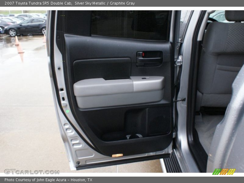 Silver Sky Metallic / Graphite Gray 2007 Toyota Tundra SR5 Double Cab