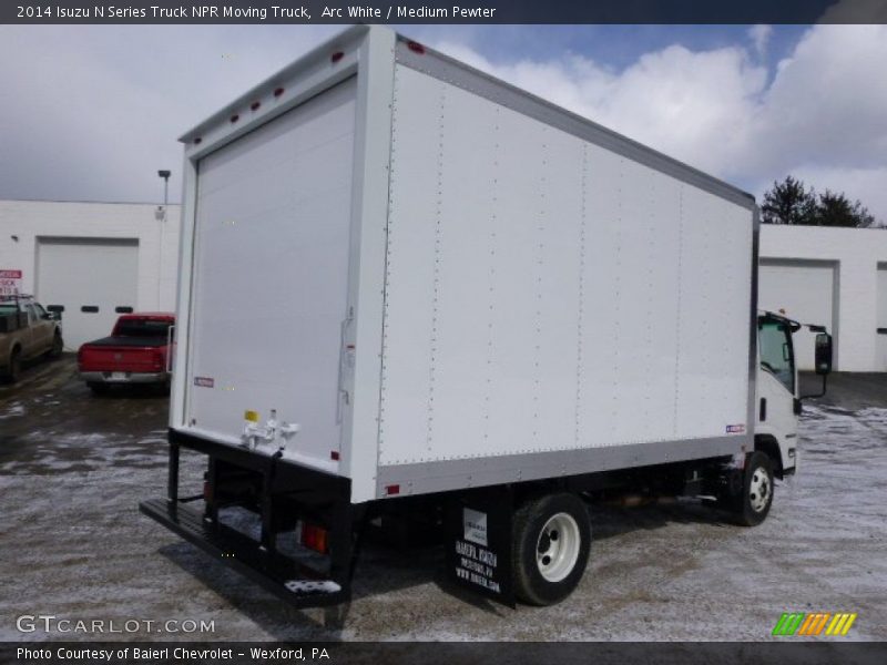 Arc White / Medium Pewter 2014 Isuzu N Series Truck NPR Moving Truck