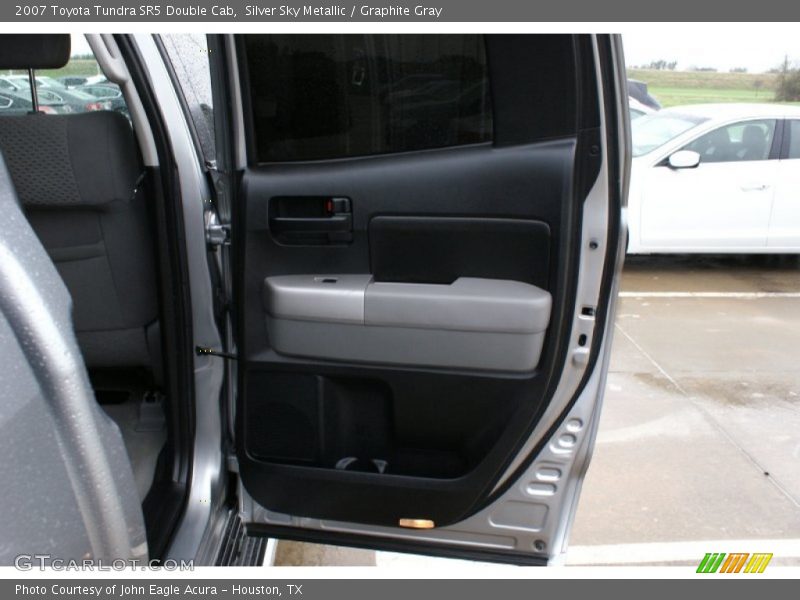 Silver Sky Metallic / Graphite Gray 2007 Toyota Tundra SR5 Double Cab