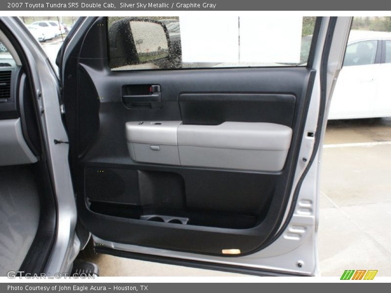 Silver Sky Metallic / Graphite Gray 2007 Toyota Tundra SR5 Double Cab