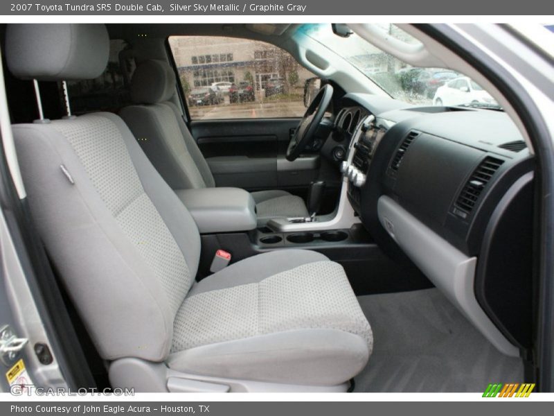 Silver Sky Metallic / Graphite Gray 2007 Toyota Tundra SR5 Double Cab