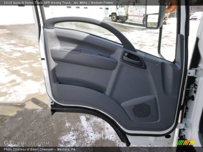 Arc White / Medium Pewter 2014 Isuzu N Series Truck NPR Moving Truck