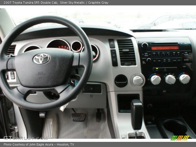 Silver Sky Metallic / Graphite Gray 2007 Toyota Tundra SR5 Double Cab