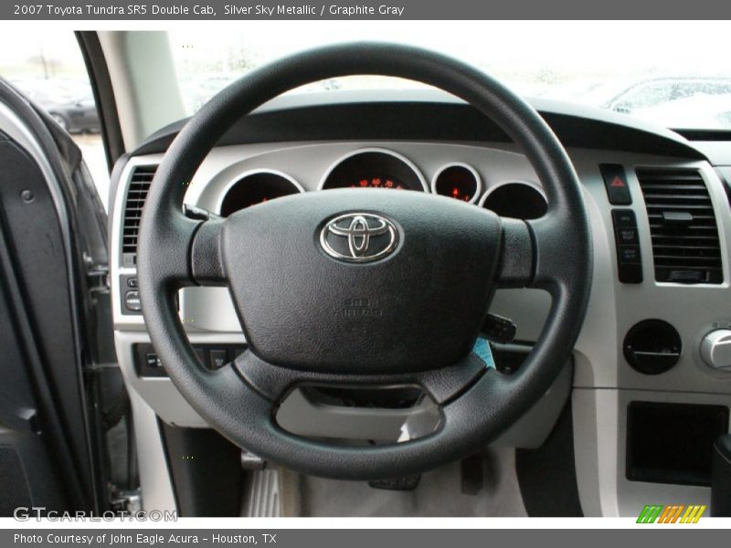 Silver Sky Metallic / Graphite Gray 2007 Toyota Tundra SR5 Double Cab