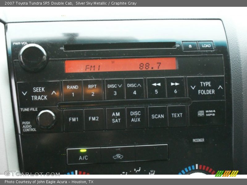 Silver Sky Metallic / Graphite Gray 2007 Toyota Tundra SR5 Double Cab
