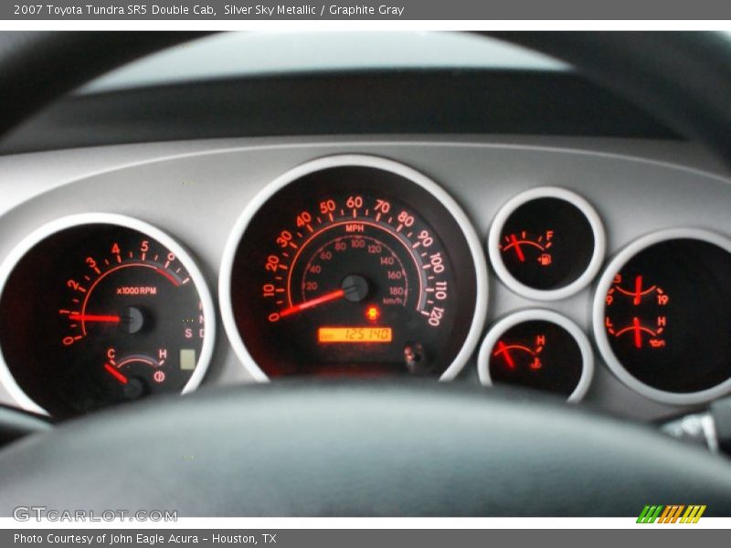 Silver Sky Metallic / Graphite Gray 2007 Toyota Tundra SR5 Double Cab