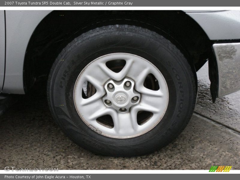 Silver Sky Metallic / Graphite Gray 2007 Toyota Tundra SR5 Double Cab