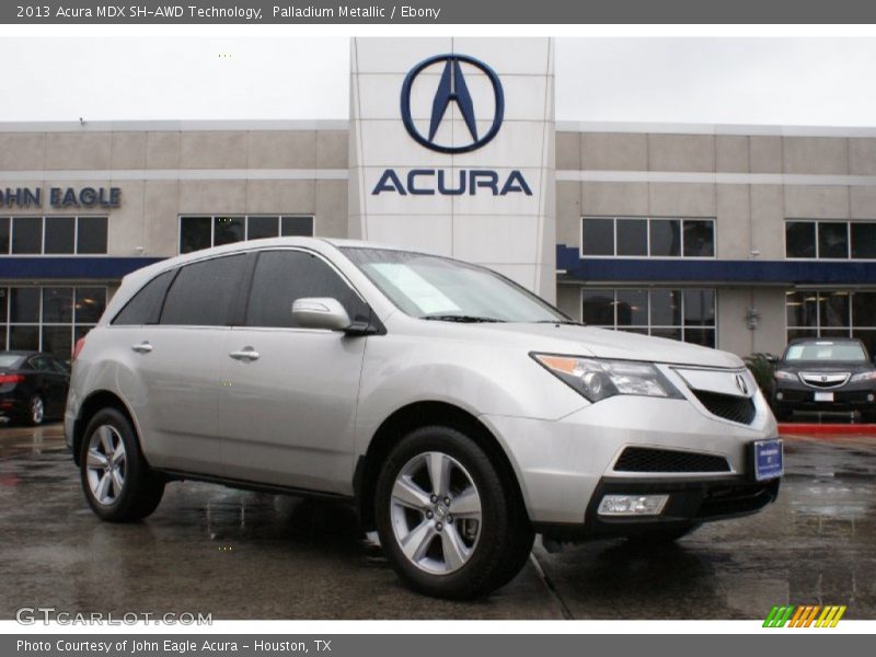 Palladium Metallic / Ebony 2013 Acura MDX SH-AWD Technology