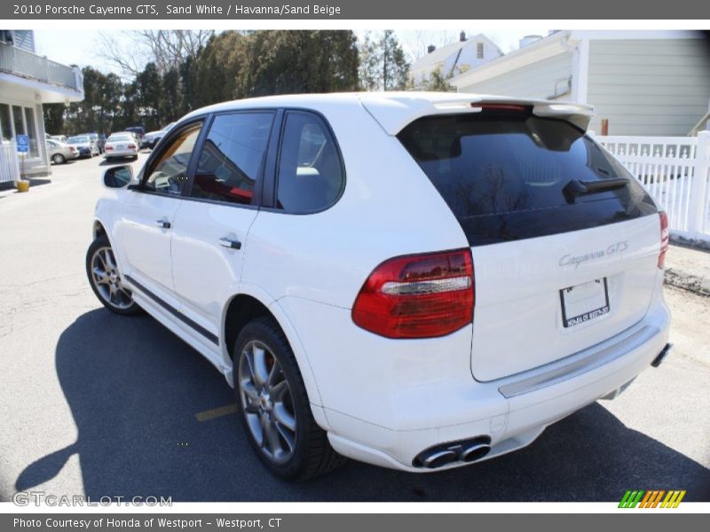 Sand White / Havanna/Sand Beige 2010 Porsche Cayenne GTS