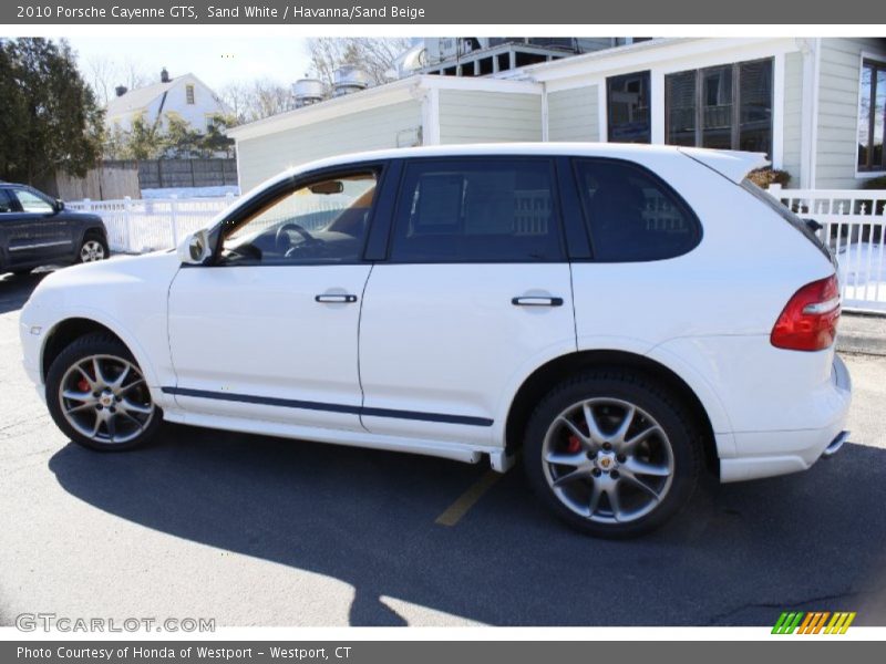 Sand White / Havanna/Sand Beige 2010 Porsche Cayenne GTS