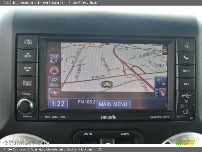 Bright White / Black 2012 Jeep Wrangler Unlimited Sahara 4x4