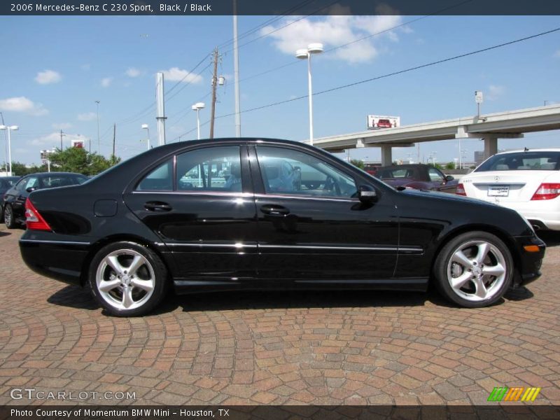 Black / Black 2006 Mercedes-Benz C 230 Sport