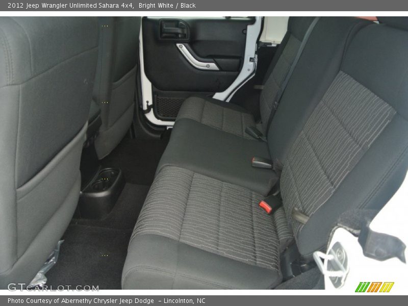 Bright White / Black 2012 Jeep Wrangler Unlimited Sahara 4x4