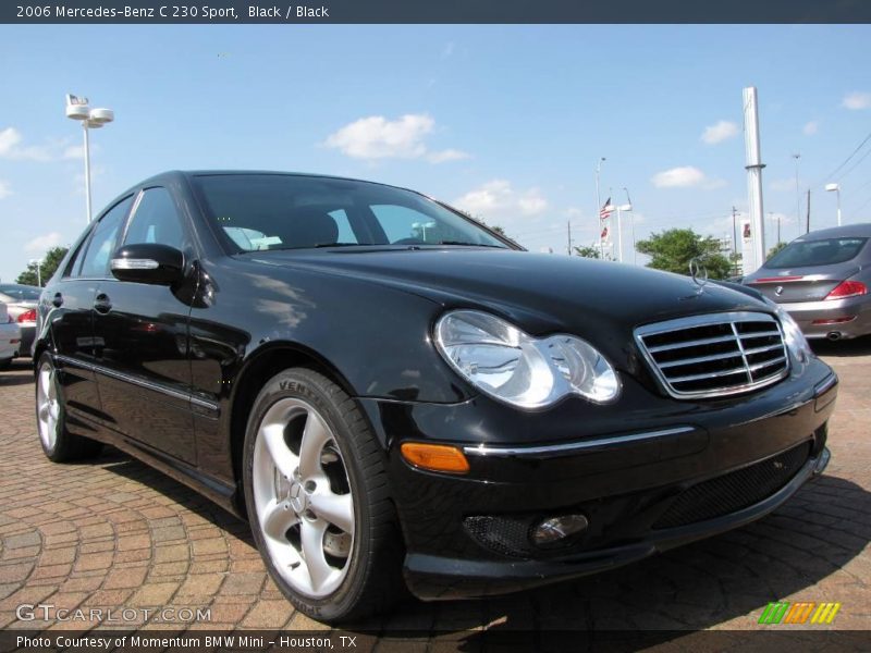 Black / Black 2006 Mercedes-Benz C 230 Sport