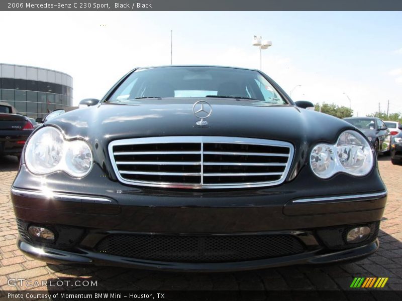 Black / Black 2006 Mercedes-Benz C 230 Sport
