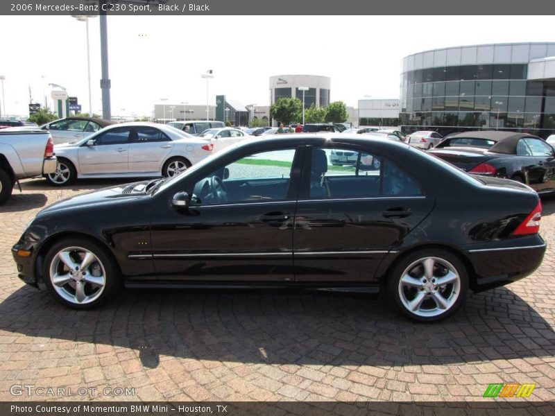 Black / Black 2006 Mercedes-Benz C 230 Sport