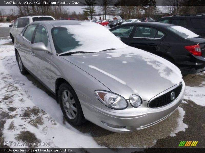 Platinum Metallic / Gray 2007 Buick LaCrosse CX