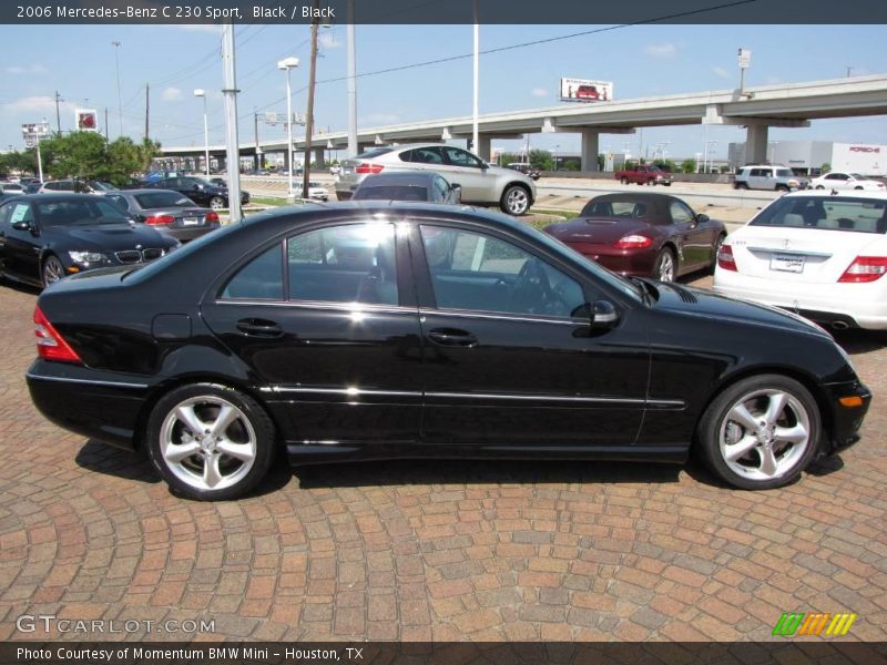 Black / Black 2006 Mercedes-Benz C 230 Sport