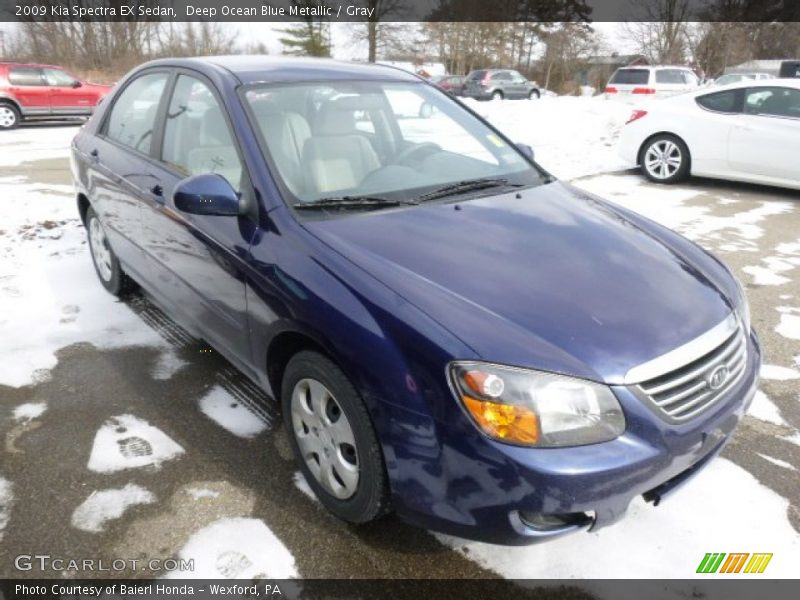 Front 3/4 View of 2009 Spectra EX Sedan