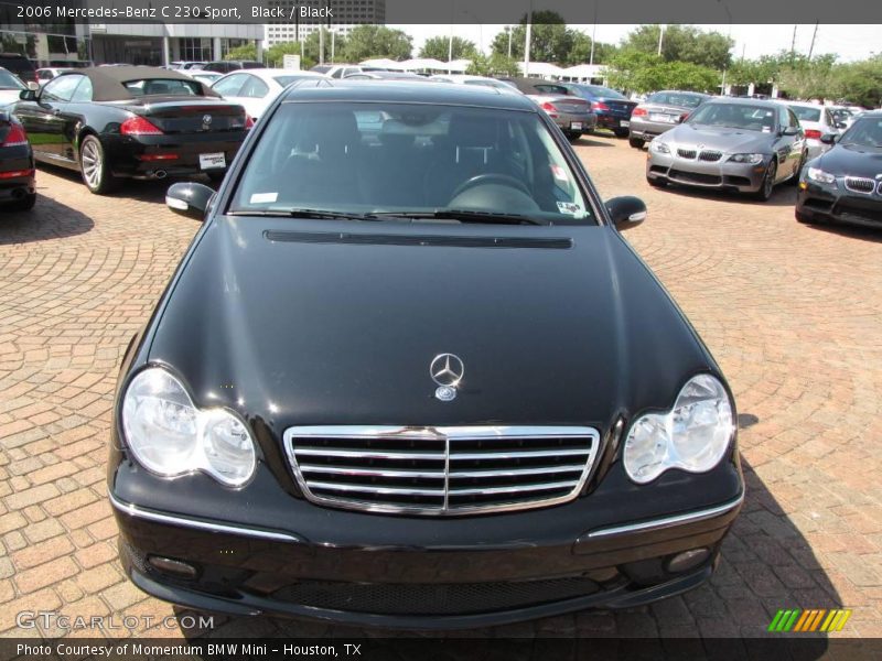 Black / Black 2006 Mercedes-Benz C 230 Sport