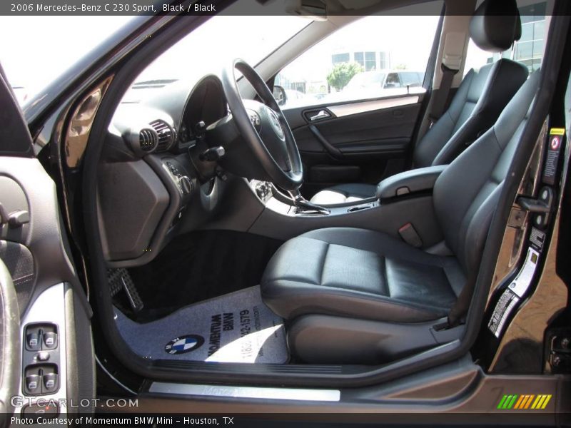 Black / Black 2006 Mercedes-Benz C 230 Sport