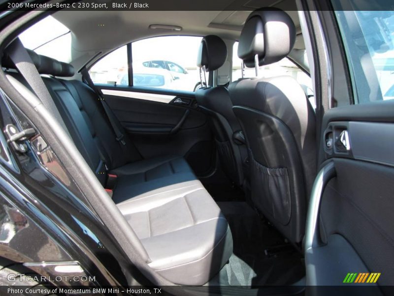 Black / Black 2006 Mercedes-Benz C 230 Sport