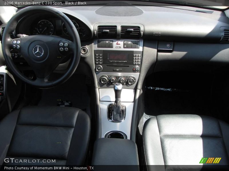 Black / Black 2006 Mercedes-Benz C 230 Sport