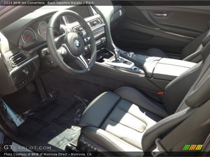 Black Interior - 2014 M6 Convertible 