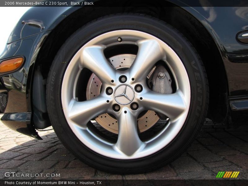 Black / Black 2006 Mercedes-Benz C 230 Sport