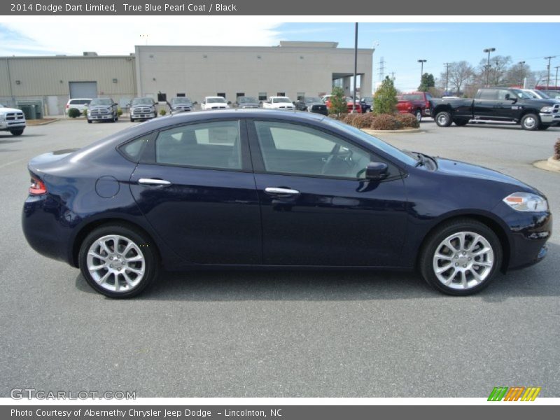 True Blue Pearl Coat / Black 2014 Dodge Dart Limited