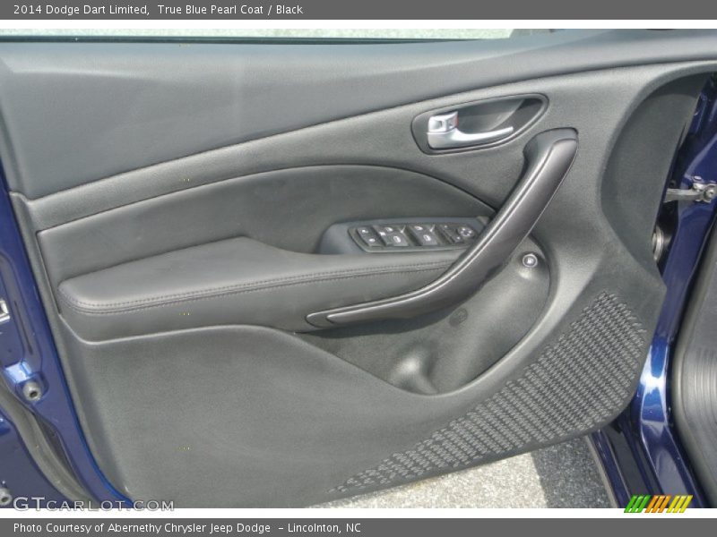 True Blue Pearl Coat / Black 2014 Dodge Dart Limited