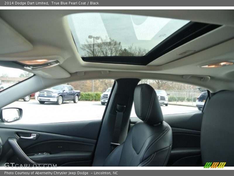 True Blue Pearl Coat / Black 2014 Dodge Dart Limited