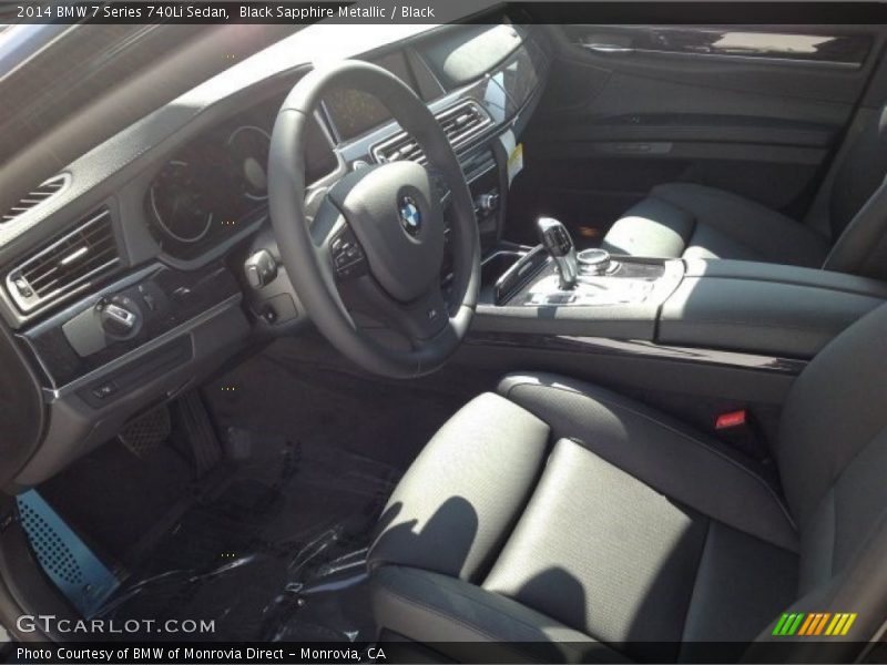  2014 7 Series 740Li Sedan Black Interior