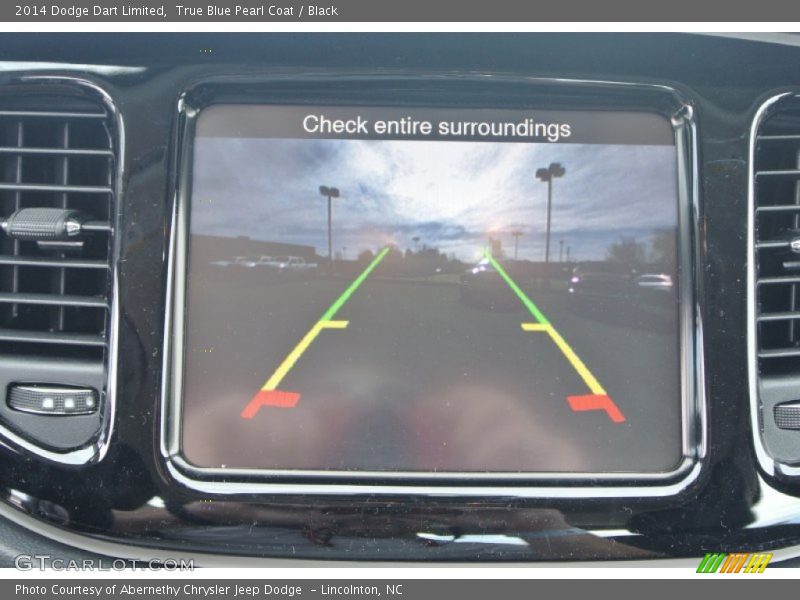 True Blue Pearl Coat / Black 2014 Dodge Dart Limited