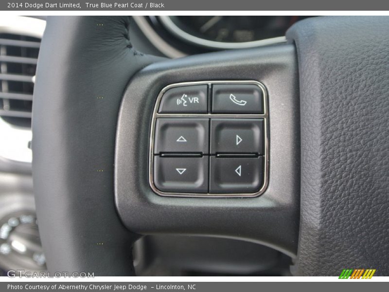 True Blue Pearl Coat / Black 2014 Dodge Dart Limited