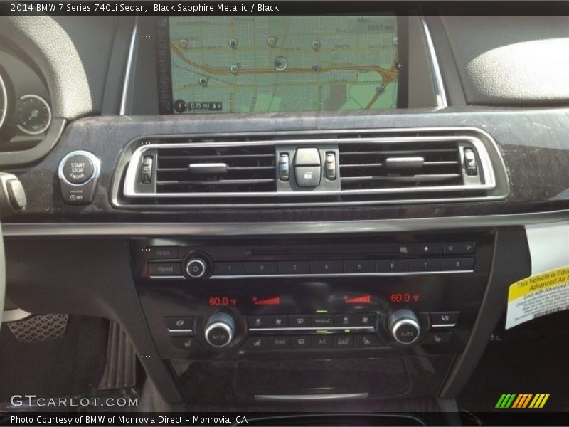 Controls of 2014 7 Series 740Li Sedan