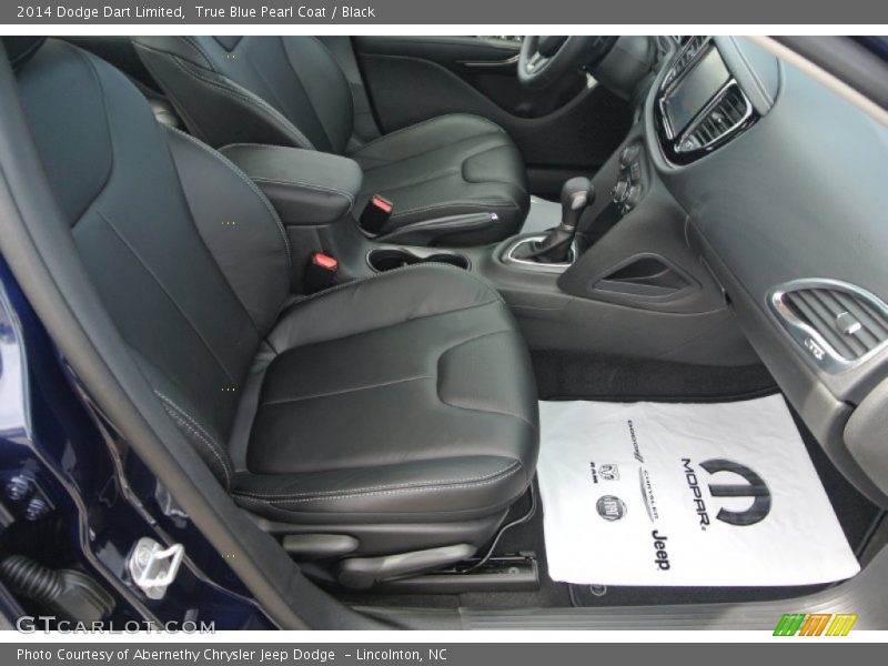 True Blue Pearl Coat / Black 2014 Dodge Dart Limited