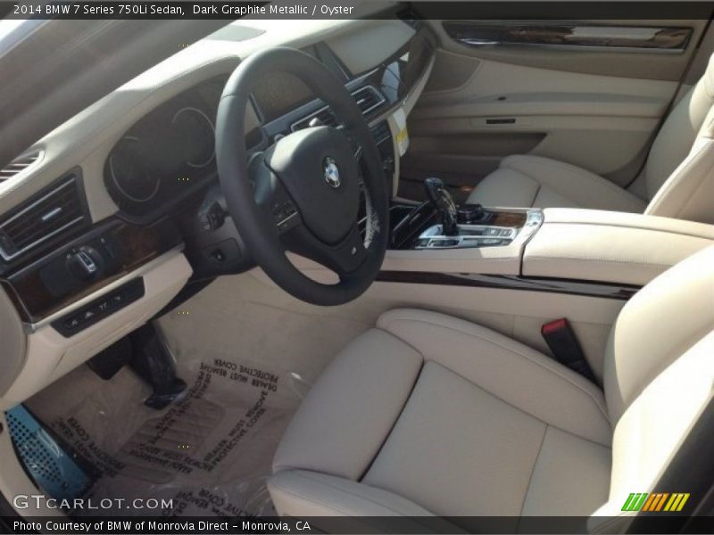 Front Seat of 2014 7 Series 750Li Sedan