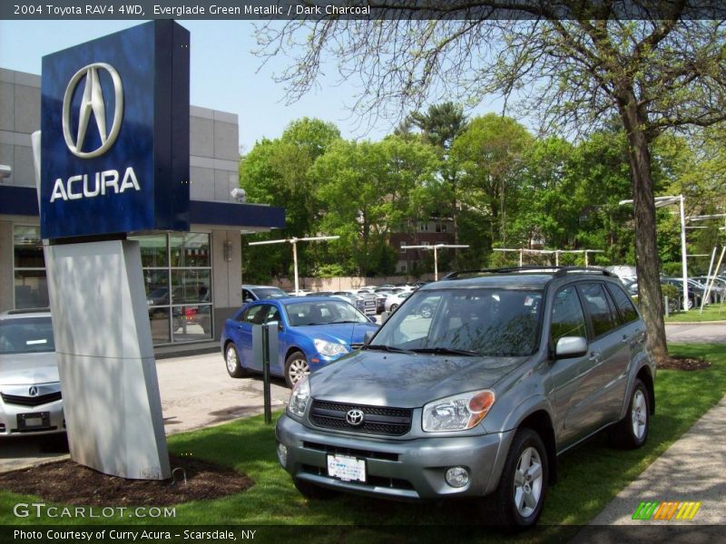 Everglade Green Metallic / Dark Charcoal 2004 Toyota RAV4 4WD